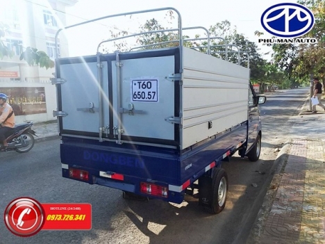 Xe tải 1 tấn Dongben 810kg thùng dài 2.4 mét.