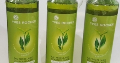Tẩy trang Yves rocher trà xanh xách tay Pháp