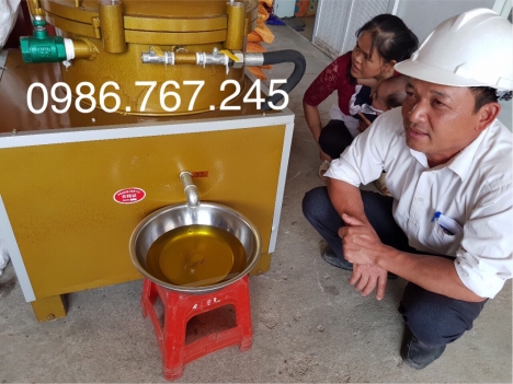 Máy ép dầu lạc công nghiệp chính hãng  guangxin yzyx90wk công suất 40kg/h