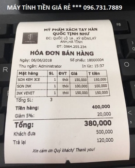 Nhận lắp đặt máy tính tiền cho cửa hàng tạp hóa, siêu thị mini tại Điện Biên