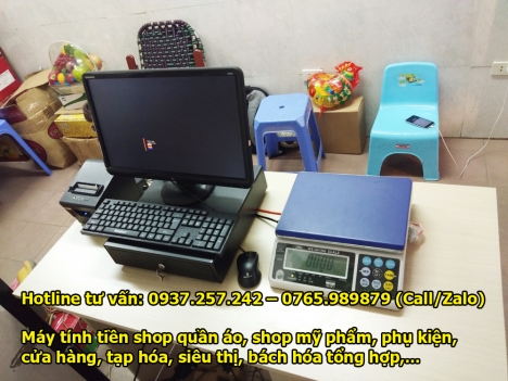 Lắp đặt máy tính tiền cho cửa hàng thực phẩm tại Bắc Ninh