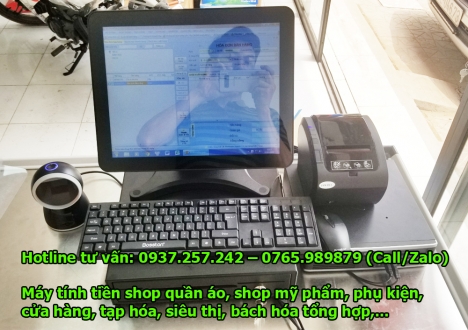 Lắp đặt máy tính tiền cho cửa hàng tạp hóa tại Bắc Ninh