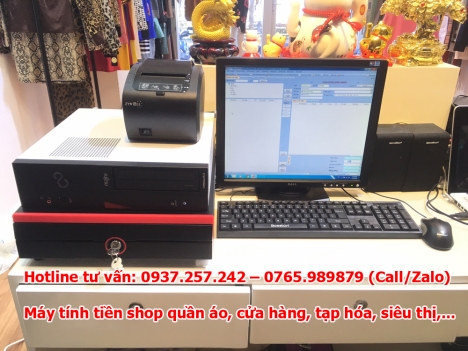 Lắp đặt máy tính tiền cho shop quần áo tại Bắc Ninh