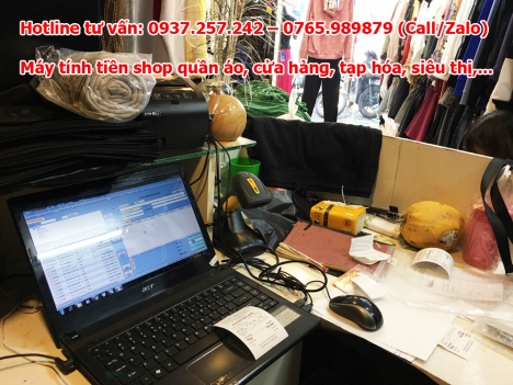 Lắp đặt máy tính tiền cho shop quần áo tại Bắc Ninh