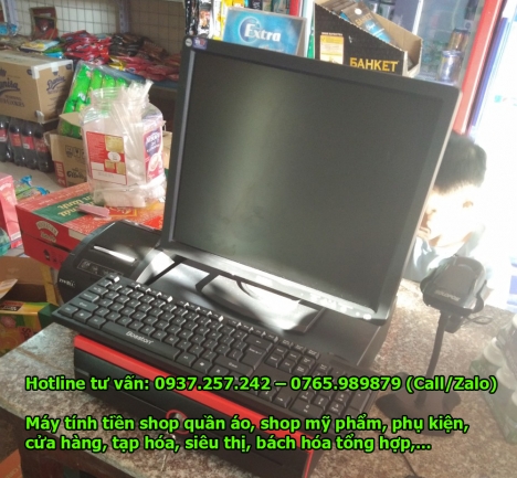Lắp đặt máy tính tiền cho cửa hàng tạp hóa tại Bắc Ninh