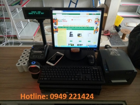 Bán trọn bộ máy tính tiền cho cửa hàng tạp hóa tại Nam Định