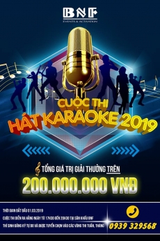Đón chào thí sinh tham gia Cuộc thi hát Karaoke 2019 tháng thứ 3 tại sân khấu BNF