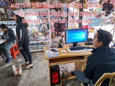 Bán trọn bộ máy tính tiền cho shop quần áo tại Thanh Hóa