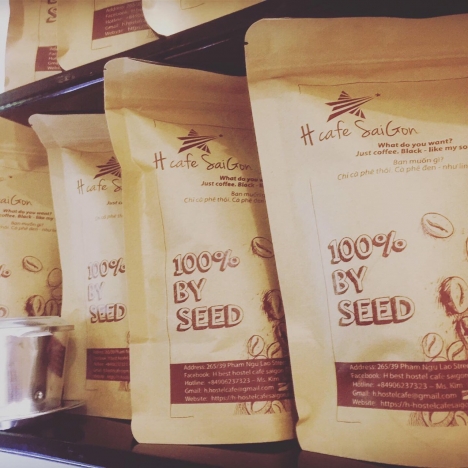 cafe bột và hạt nguyên chất 100% robusta