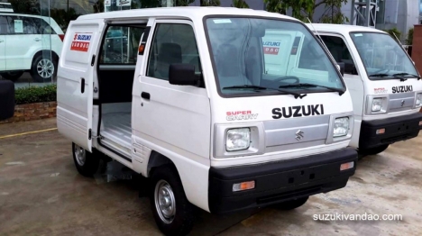 Bán Suzuki Blind Van năm sản xuất 2019, màu trắng, chạy được trong phố giờ cấm