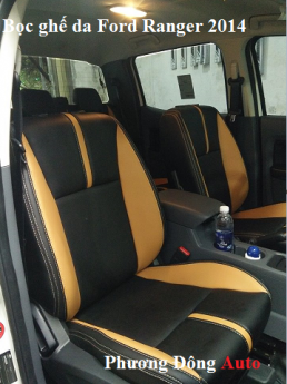 Bọc ghế da thật công nghiệp Ford Ranger 2014-2015-2016 | Mẫu đẹp