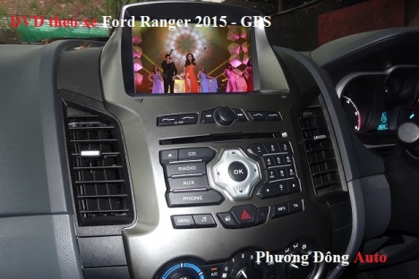 Lắp DVD theo xe Ford Ranger 2015 - GPS | km camera hồng ngoại