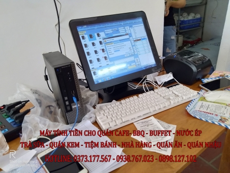 Bán máy tính tiền dễ sử dụng cho quán ăn tại An Giang