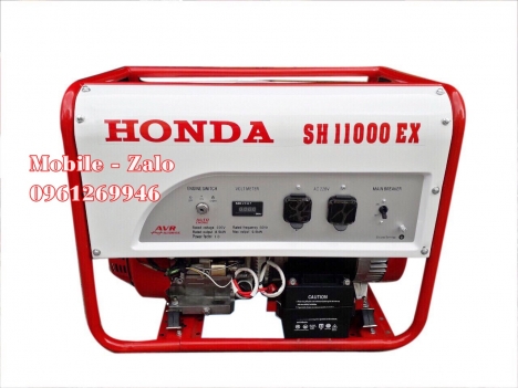 Máy phát điện 10kw Honda SH11000EX chạy xăng đề nổ le gió tự động