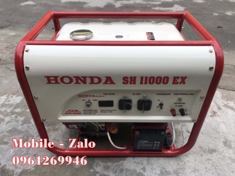 Máy phát điện 10kw Honda SH11000EX chạy xăng đề nổ le gió tự động