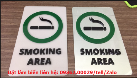 Biển hiệu cấm hút thuốc  làm theo yêu cầu tại Thanh Xuân