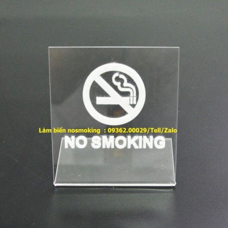 Biển hiệu cấm hút thuốc  làm theo yêu cầu tại Thanh Xuân