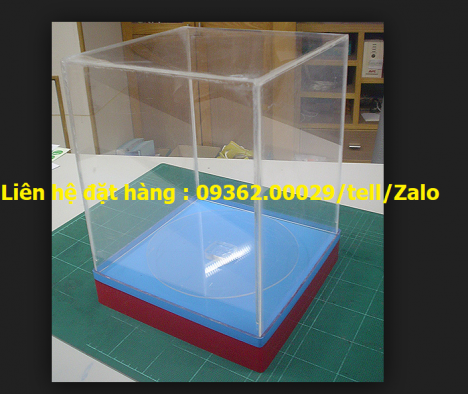 Hình ảnh sản phẩm hộp chụp mica – Trưng bày sản phẩm mẫu