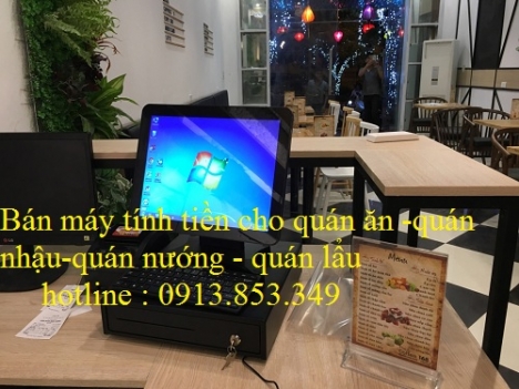 Bán máy tính tiền cảm ứng cho quán ăn giá rẻ trọn bộ tại Đà Nẵng 