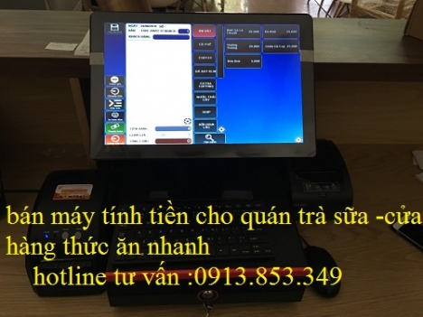 Chuyên nhận lắp đặt máy tính tiền cho quán trà sữa giá rẻ tại Đà Nẵng 