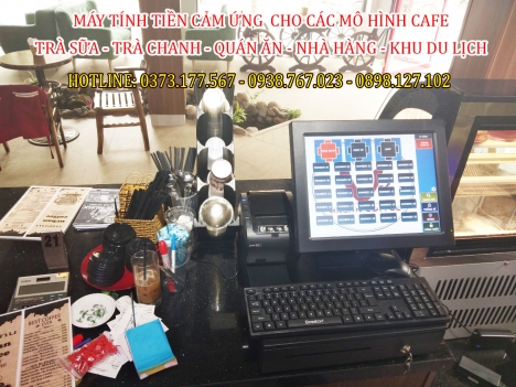 Lắp máy tính tiền giá rẻ cho quán Trà Sữa tại Thái Bình