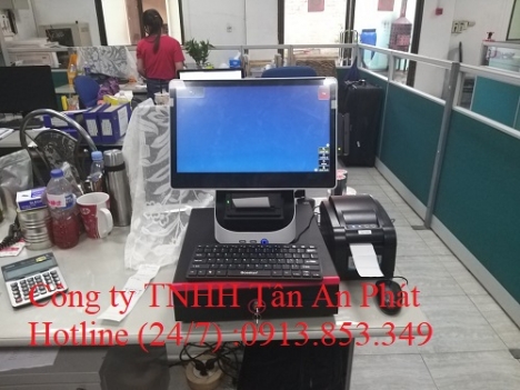 Máy tính tiền cảm ứng dành cho quán ốc tại Vĩnh Long giá rẻ 