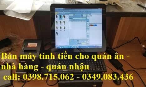 Lắp đặt máy tính tiền giá rẻ cho quán ăn - quán nhậu tại Kiên Giang