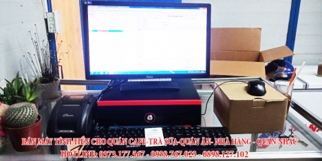 Lắp trọn bộ máy tính tiền cho quán cà phê tại Hưng Yên