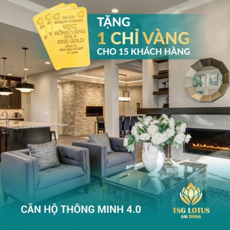 Bán chung cư TSG Lotus Sài Đồng, Quà tặng hấp dẫn du lịch Dubai & Hàn Quốc