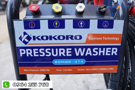 Máy phun rửa áp lực cao cho tiệm rửa xe ô tô