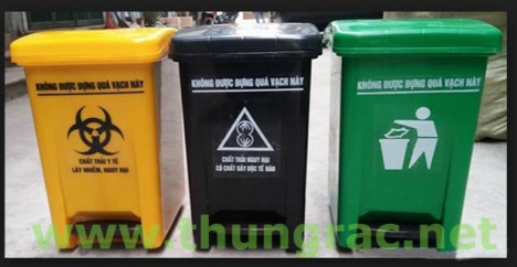Cc thùng rác đạp chân y tế 25 lit - Ms Thanh 0913 819 238