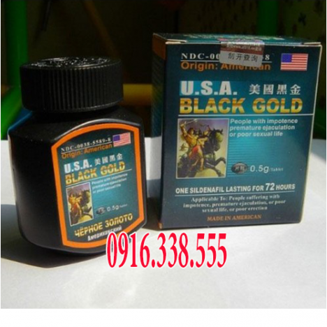 Thuốc cương dương thảo dược Black Gold 500 mg Usa mua o dau