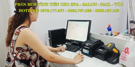 Phần mềm tính tiền Cho SALON TÓC - NAIL – SPA Tại tphcm