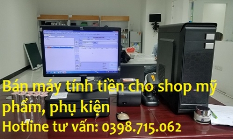 Lắp đặt máy tính tiền cho Shop Mỹ Phẩm tại Kiên Giang 