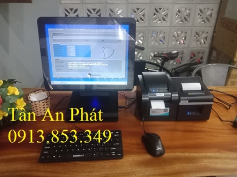 Máy tính tiền cảm ứng dành cho quán ăn tại An Giang-Bạc Liêu-Cà Mau 