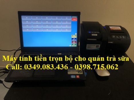 Bán máy tính tiền trọn bộ cho Quán Trà Sữa giá rẻ tại Kiên Giang 