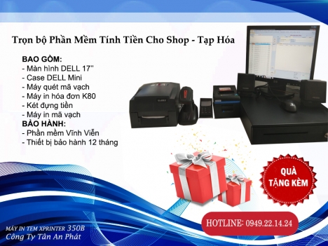 Chuyên máy tính tiền cho shop mỹ phẩm tại Vũng Tàu