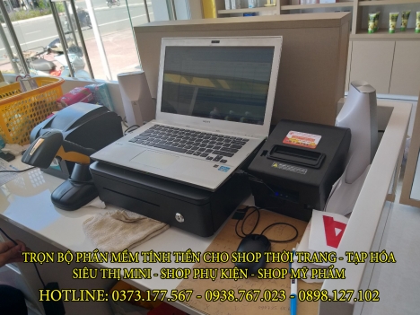 TRỌN BỘ Phần mềm Tính Tiền và Thiết Bị Tính Tiền Cho Shop Tại Bắc Giang