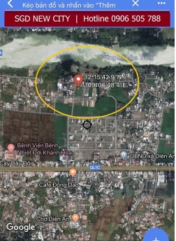 Bán đất nền Diên An, Diên Khánh, cách biển Nha Trang 12km, 10tr/m2 - NEW HOME - 0906505788