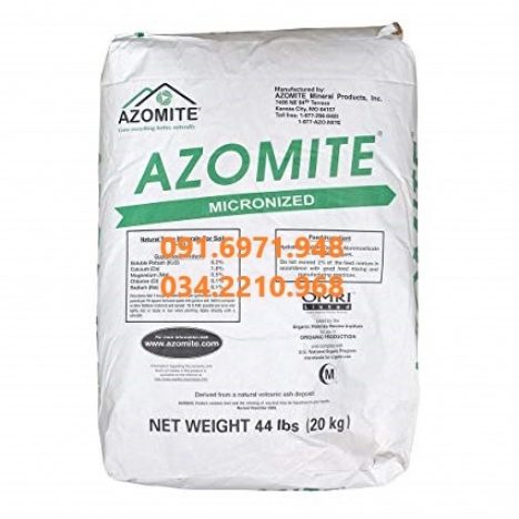 Khoáng tạt tổng hợp Azomite nguyên liệu Mỹ bổ sung khoáng vi lượng, đa lượng cho tôm cá