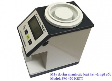 Máy kiểm tra độ ẩm hạt Pm-450 Kett - Cân Chi Anh