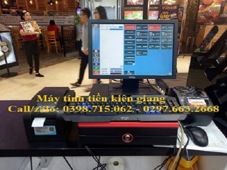 Lắp đặt máy tính tiền tại Rạch Gía giá rẻ cho Quán Trà Sữa - Quán Trà Chanh 