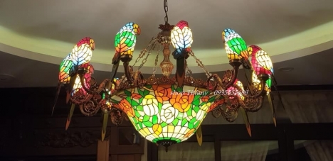 Đèn Chùm Tiffany Phong Cách Châu Âu