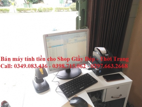 Lắp đặt máy tính tiền cho Cửa Hàng Giầy Dép - Shop tại Kiên Giang 