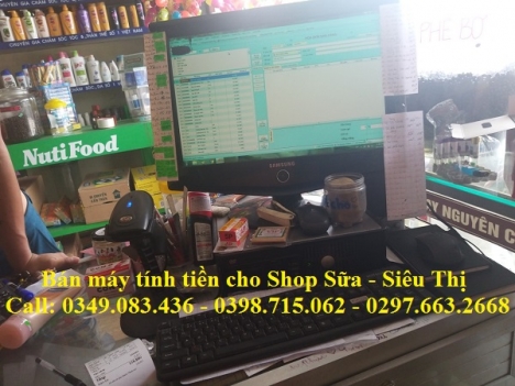 Lắp đặt máy tính tiền cho Cửa Hàng Tự Chọn - Cửa Hàng Sữa tại Kiên Giang 