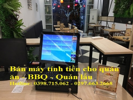 Lắp đặt máy tính tiền cho Quán Ăn - Nhà Hàng tại Rạch Gía Kiên Giang 