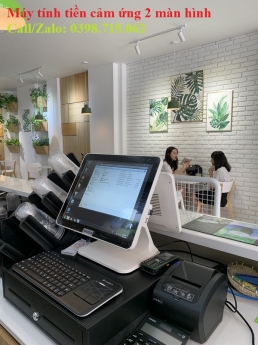 Chuyên cung cấp máy tính tiền Cảm Ứng 2 màn hình cho Trà Chanh tại Kiên Giang 