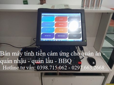 Bán máy tính tiền cảm ứng cho Nhà Hàng giá rẻ tại Rạch Gía 