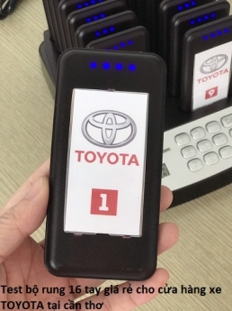 Cung cấp Bộ rung tự phục vụ cho gara Toyota, ngân hàng Tại Cần Thơ – giá thanh lý