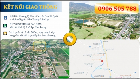 ĐẦU TƯ: đất nền Thổ cư Suối Cát, Cam Lâm, Khánh Hòa, giá rẻ vị trí đẹp chỉ 3.5tr/m (chiết khấu cao)